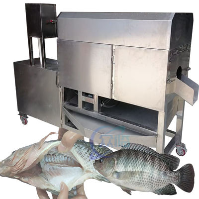 Komercyjny Tilapia Fish Viscera Remover Gutting Machine Stabilny antyerozyjny