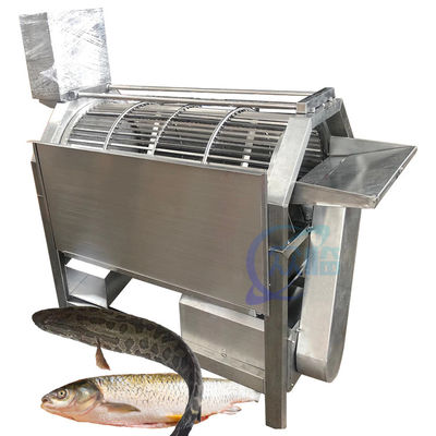 Maszyna do skalowania ryb z bębnem obrotowym 2200W 500-600 kg/h dla restauracji