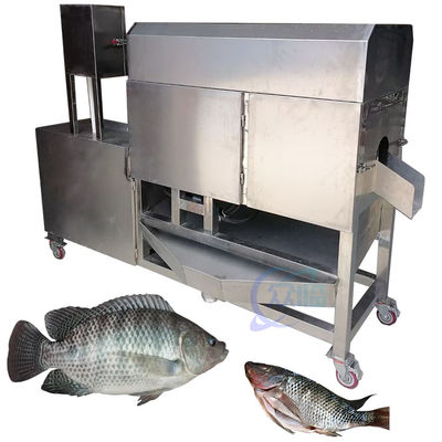 Maszyna do czyszczenia i wytrącania tilapia Śledzia zabijania ryb Maszyna do wytrącania i łuskowania ryb Maszyna do otwierania brzucha ryb
