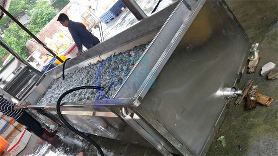 Całkowicie automatyczna maszyna do czyszczenia pęcherzyków z owoców morza