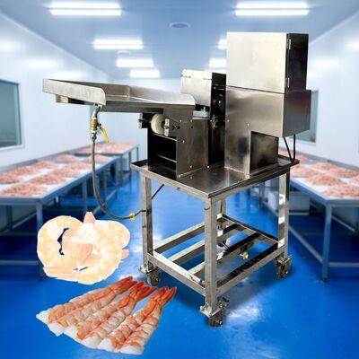 Dobra cena. Inteligentna maszyna do cięcia krewetek SUS304 Sprzęt do cięcia krewetek przeciw korozji Certyfikacja CE Sushi w Internecie