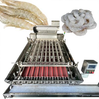 Dobra cena. Przemysłowa automatyczna maszyna do łuszczenia krewetek i łuszczenia krewetek z pompą 3000W ze stali nierdzewnej 304 150-250KG/h w Internecie