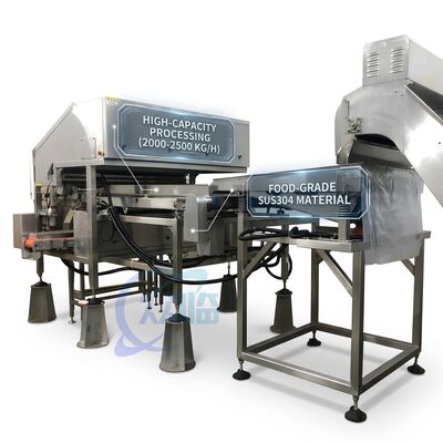 Dobra cena. High Capacity Shrimp Head Cutting Machine 316L Stainless Steel 500-800KG 7.5KW 50Hz w Internecie