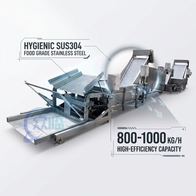 Dobra cena. Smart Shrimp Processing Equipment SUS316 2000-2500KG 2.2KW 50Hz For Seafood Factory w Internecie