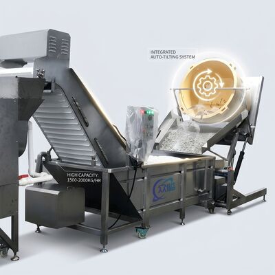 Dobra cena. New Design Seafood Processing Plant Equipment Food Grade SUS304 1500-2000KG 9.0KW 60Hz w Internecie