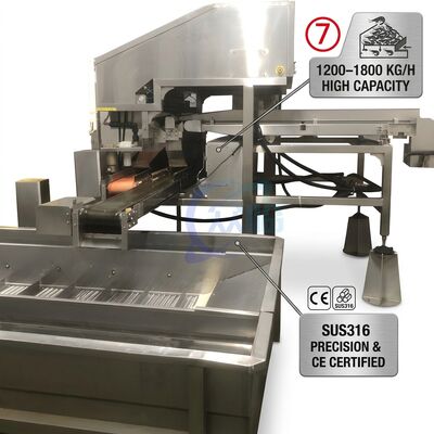 Dobra cena. Long Life Automatic Shrimp Deheading System SUS316L 2000-2500KG 3.0KW 415V For Catering Factory w Internecie