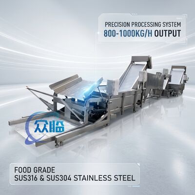 Dobra cena. Continuous Duty Seafood Processing Plant Equipment Food Grade SUS304 2500-3000KG 0.8KW 60Hz w Internecie